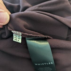 Whistles burgundy dress